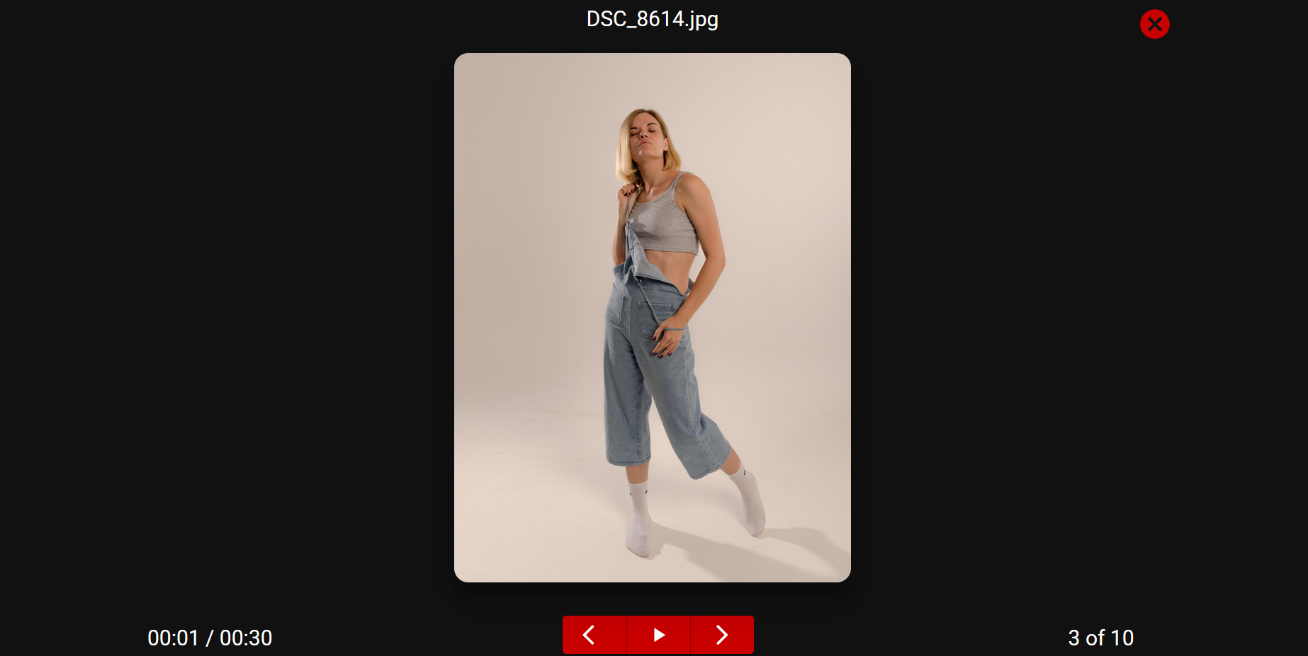 PosePlayer webpage Screenshot
